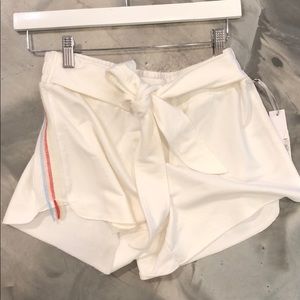 Sundays- Norma tie waist short coconut milk